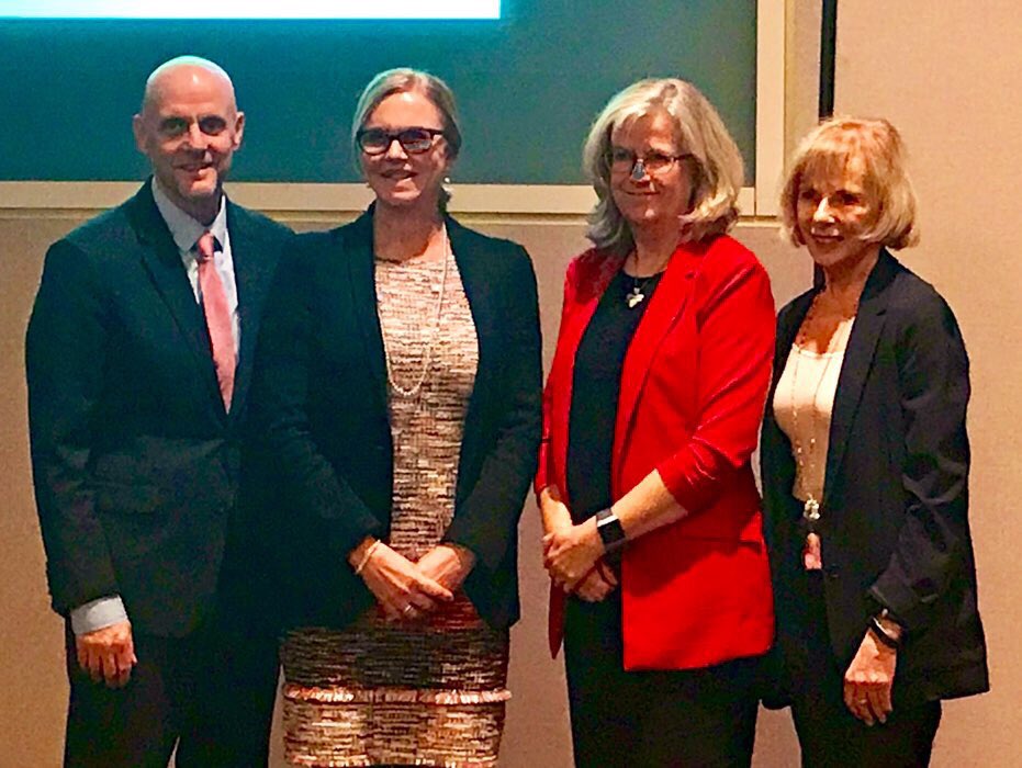 ERebelloMD's tweet photo. Trailblazer @K_BasenEngquist receives the @MDAndersonNews President’s Leadership Award for Advancing Women and Minority Faculty. @Etravistravis @CarinHagberg @SteveHahnMD @ppisters #WMFI #WomenInMedicine #OneMDAnderson https://t.co/PLGfgcMTBH