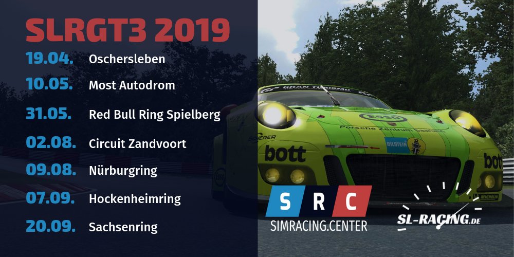 Das nächste eSports Event steht in den Startlöchern. Anmeldungen können ab sofort getätigt werden.

bit.ly/2FDG3tA

#raceroom #simracing #gtmasters #esports