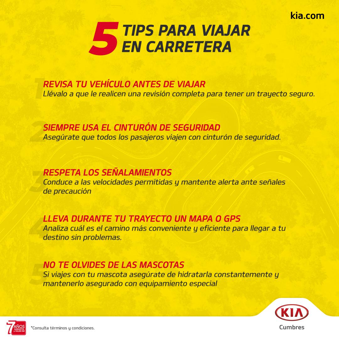 KiaCumbres's tweet photo. ¡Lo más importante es tu seguridad! 😉Si planeas viajar por carretera asegúrate traer tu #KIA a servicio y revisar los puntos de inspección más importantes ☝🏼 https://t.co/3cy5jx8cBY
