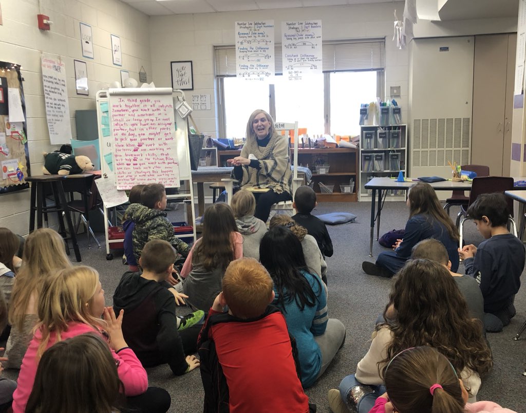 Thank you Rep Schroeder for visiting PKE and reading to our awesome 3rd graders!! 💚<a href="/LearnAtCCS/">Clarkston Schools</a> <a href="/PKEElementary/">Pine Knob Elementary</a> #ReadingMatters