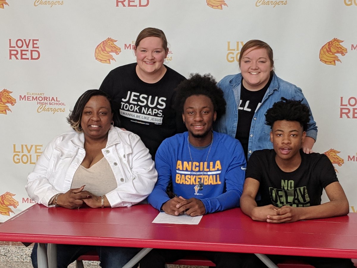 ELKMemBball's tweet photo. Congrats to @TGallope on signing with Ancilla today! #EMBB 🐴🏀 https://t.co/W6Ed7Weiu1