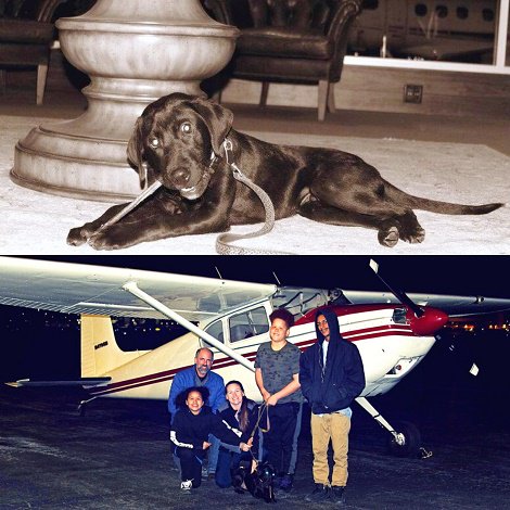 Macairgroup's tweet photo. Welcome to #Maine Bernie! @pilotsnpaws #pilot Ken H. flew Bernie from SC to his furever family, the Gagnon's. Our FBO was honored to be part this happy ending. Happy puppy, happy family. https://t.co/KmdwEZMwdv  #alwaysadopt #loveourpilots #animalrescue #grateful #puppylove https://t.co/VlqdQThPVp
