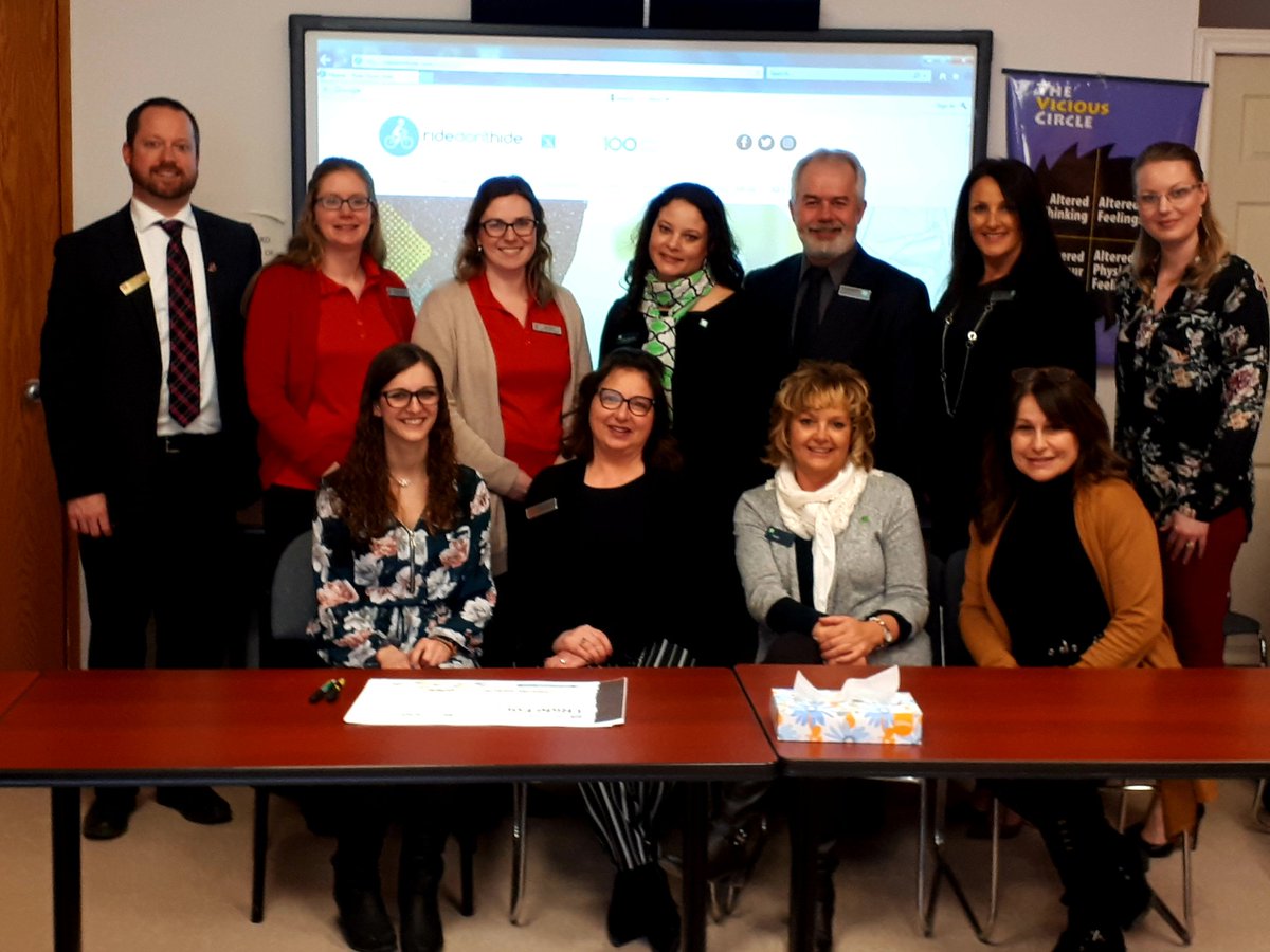 laura_dougan73's tweet photo. WOW today was a great day as all the Banks &amp; Credit Unions in @CitySSM came together to join the @CMHA_NTL #ridedonthide raising funds &amp; awareness for mental health services in our community June 23rd @cibc @BMO @RBC @scotiabank @TD_Canada @NorthernCU @ItsCommunity1st #community https://t.co/iTQAvDTyYS