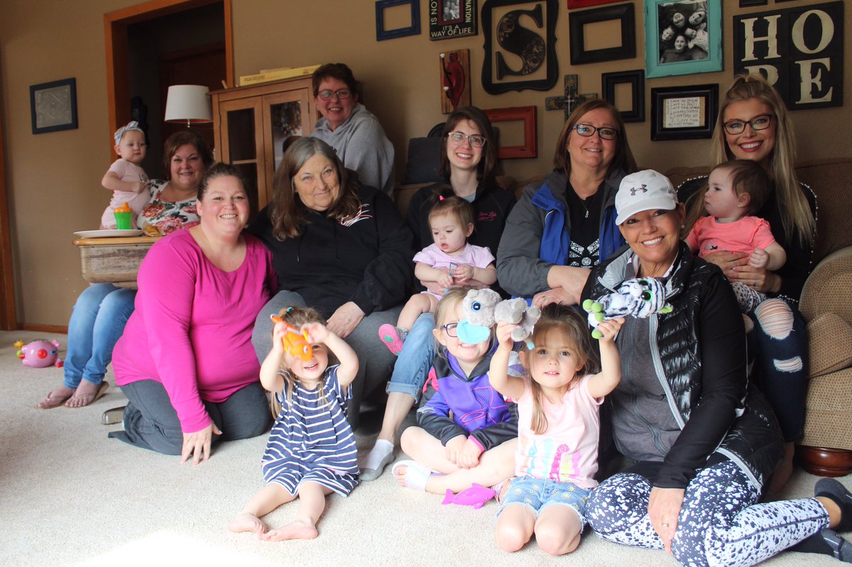 sullivankims's tweet photo. Eight imperfect women...plus 6 little ladies...coming together in God’s perfect timing to share our faith and the Word of God!  Thankful for this Lenten season! ❤️ #family #faith #Lent2019 https://t.co/2khlD3TUVI