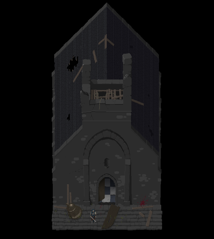 Yaokounet's tweet photo. Take a look inside... If you dare... #pixelart #gamedev #gameart #indiedevhour @InmortisGame https://t.co/Hz55DIb1xk