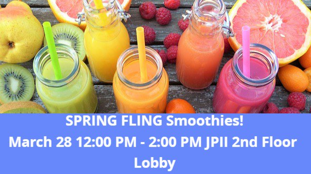 Commuters_USF's tweet photo. March 28 12:00 PM - 2:00 PM JPII 2nd Floor Lobby
#usffw #commuter_usf #usffw_sac #SpringFling https://t.co/Tst394WnSi