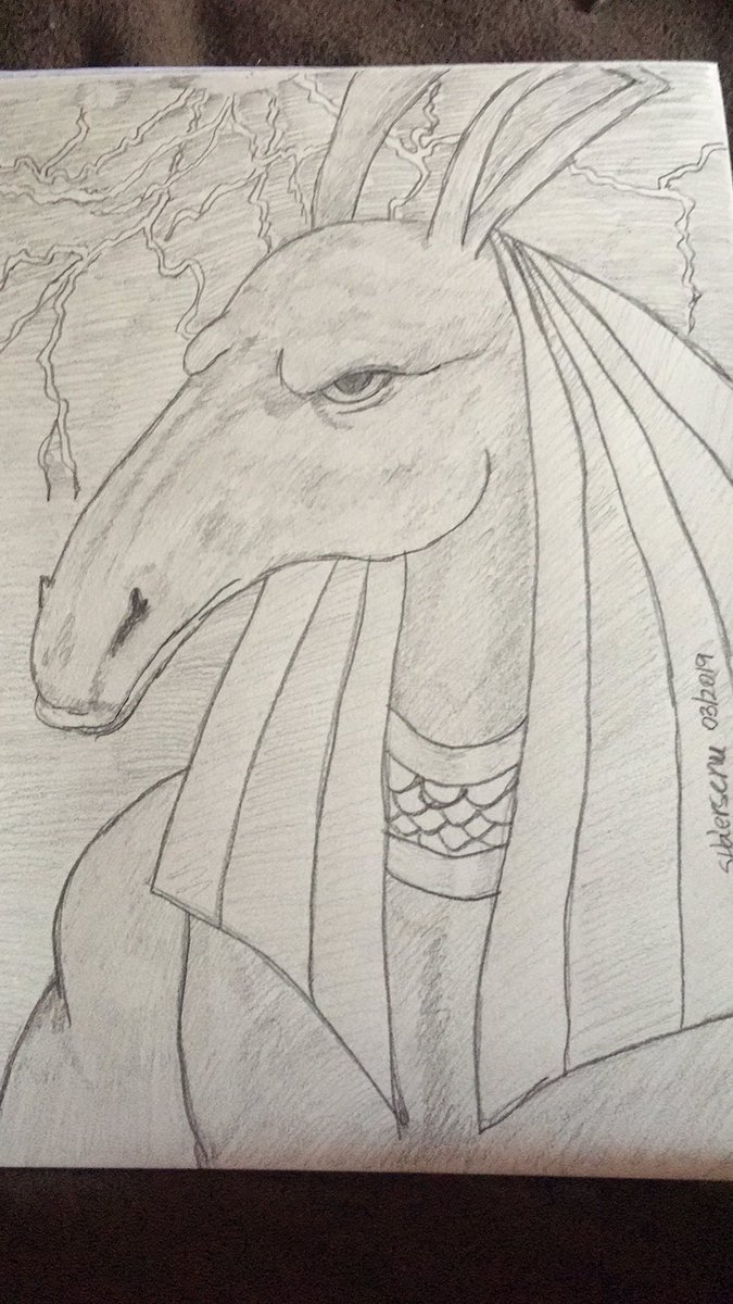 selenedehekate's tweet photo. Após 20 anos sem desenhar resolvi fazer um desenho para presentear meu Papai Set ... 🖤🌪⚡️#Shemsut #KemeticOrthodoxy #InstitutoÁguiaDourada #SeleneDeHekate #Egito #Egypt #Set #Seth #Sutekh #Setesh https://t.co/uNNt8WOmxZ