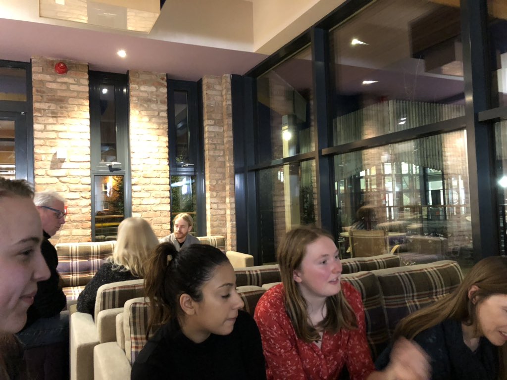 ICCMYSJ's tweet photo. Group discussions going on around the different approaches that practitioners are using in the first five minutes when working with groups! #communitymusic #ICCMStudents https://t.co/GWNgRnPgOw