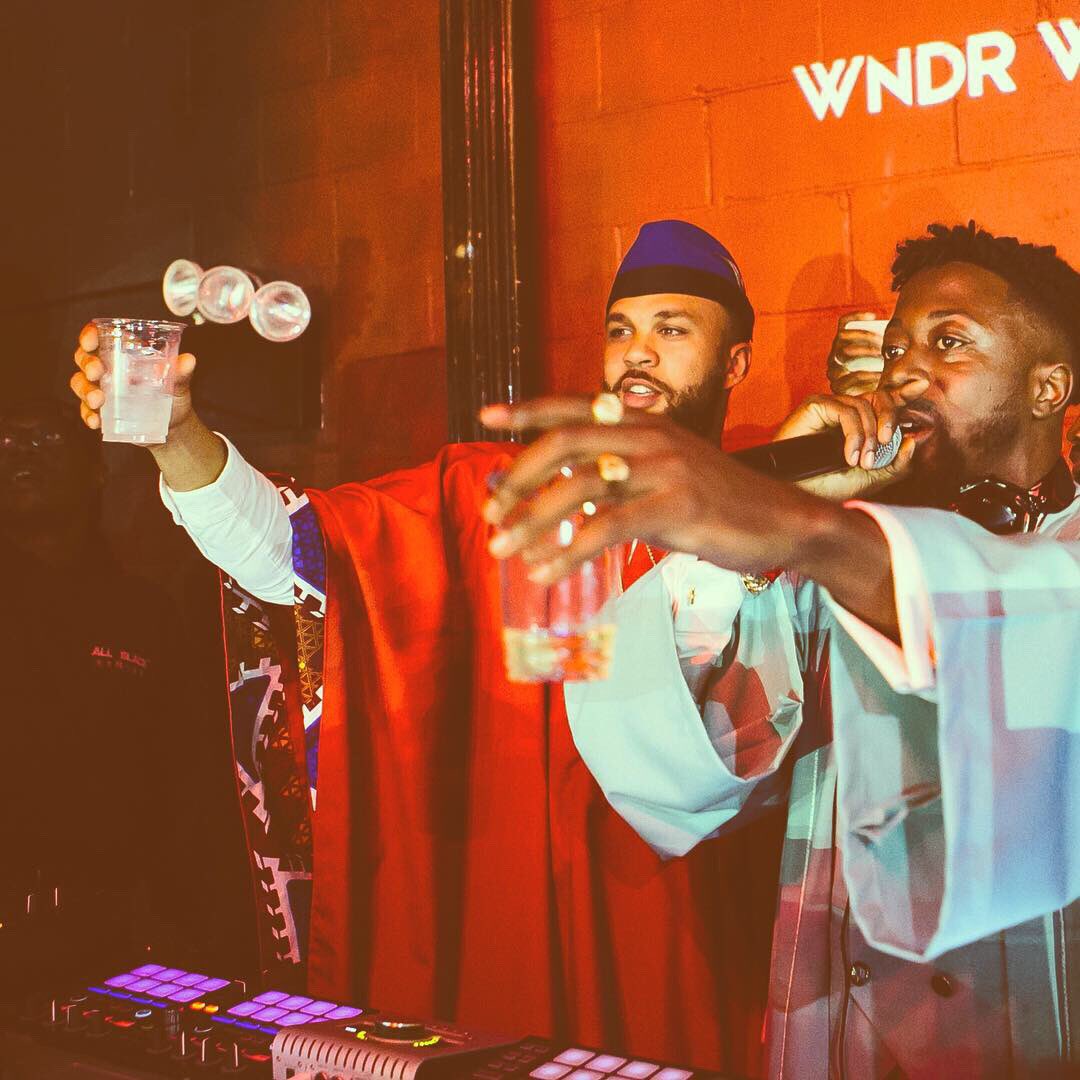 Jidenna's tweet photo. Much love to all who attended the NYC debut of "Chiefy Chiefy" w/ my brethren @nanakwabena and fundraiser for @alloneblood, it was truly a special night ✊🏾✊🏾 https://t.co/jO1gAlPkLS