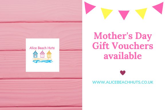 Alicebeachhuts's tweet photo. #mothersday #mum #daughter #son #Mothersday2019 #beach #beachhut #gift #Voucher https://t.co/C0wuWiejAU https://t.co/VnUEsELP3s