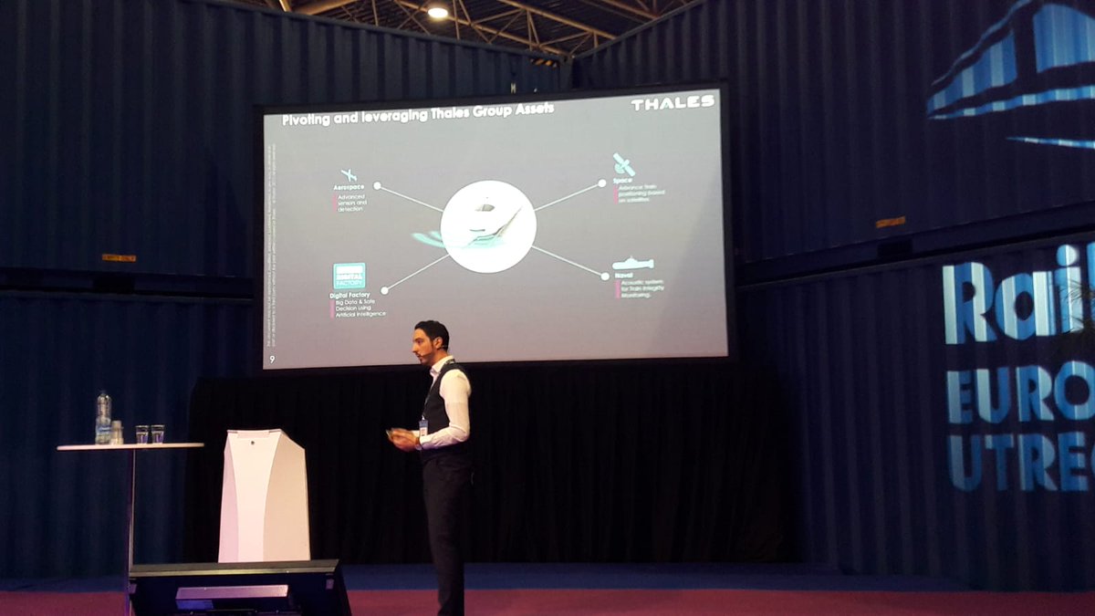 ArezkiAmine's tweet photo. It is always an exiting moment to be on stage and share our view on autonomy with the railway community.
Great audience!
#railtech2019 #railtech #autonomousvehicles #autonomy #autonomoustrain #autonomoustrains @ThalesTransport https://t.co/DAXnpGoI98