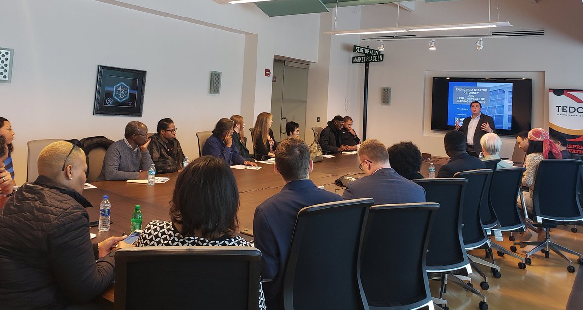 ArtiSanthanam's tweet photo. Anthony Milin of @ShulmanRogers sharing NEXT, a new model for legal services for seed stage entrepreneurs at this week's #builderfund speaker series @MDTEDCO @CashCurator https://t.co/bP7qpFqgiL