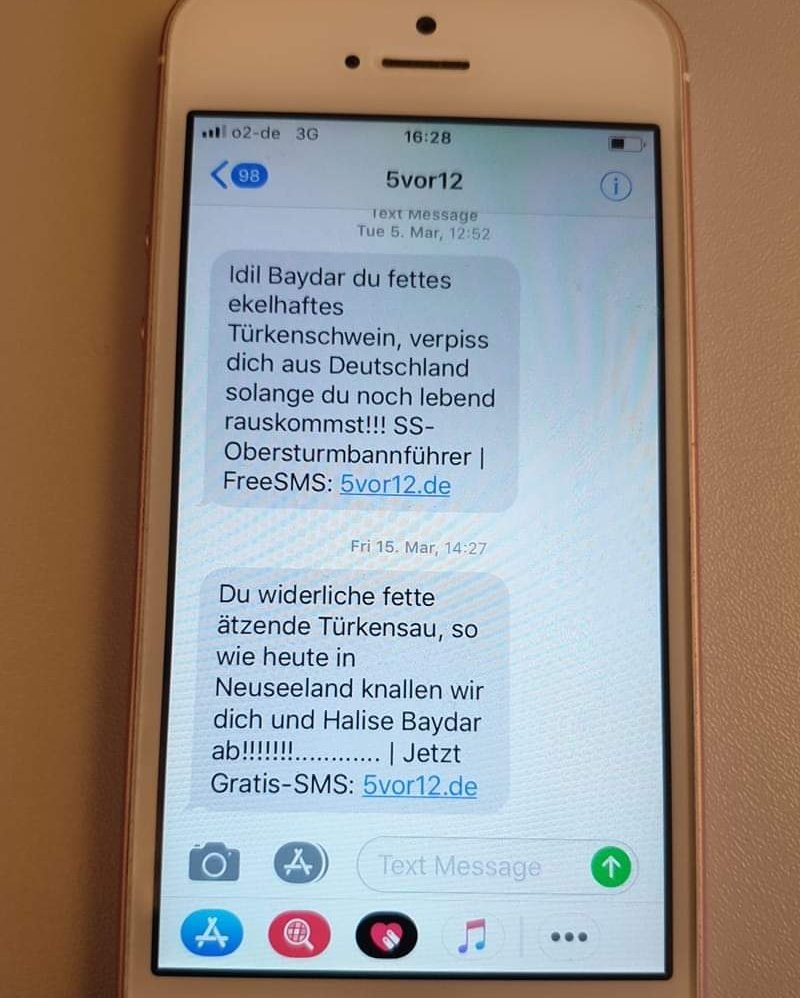 _nasir_ahmad_'s tweet photo. Seit dem #Christchurch Terroranschlag sind fast 2 Wo vergangen. 2 Wo ohne einen Pieps zum Thema #Rechtsterror bei @annewill, @hartaberfair, @maischberger &amp; Co. —.@IdilBaydar und ihre Familie bekommen Morddrohungen.

Rechtsextremisten sind die größte Bedrohung Europas. Wacht auf. https://t.co/RPXDAy0FT2