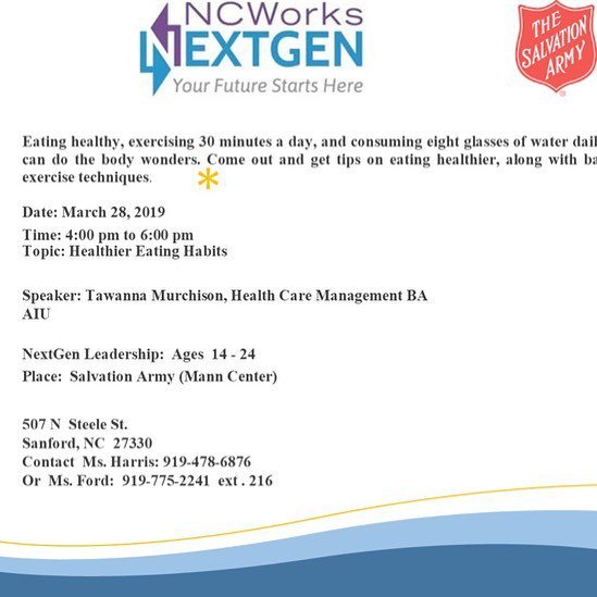 leecountyarmy's tweet image. 🚨🚨AN EVENT FOR THE YOUTH🚨🚨 Please come by for some food and some fun for the whole family!!! #likesharerepost Hope to see you there! #familyfun #leecountync #sanfordnc #sanfordnchappenings @wioayouthwork #healthyfood  #health #salvationarmylee #doing… ift.tt/2TF1EXM