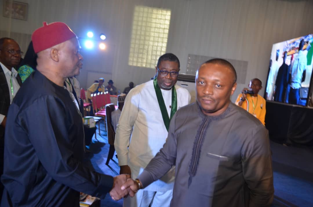 HonEmmanEkon's tweet photo. Earlier today, I delivered a key note address at a workshop on Rural Perspectives for Sustainable Nigerian Content Development organised by the Nigerian Society of Engineers (NSE), Abuja. https://t.co/GNxaWWAYLT