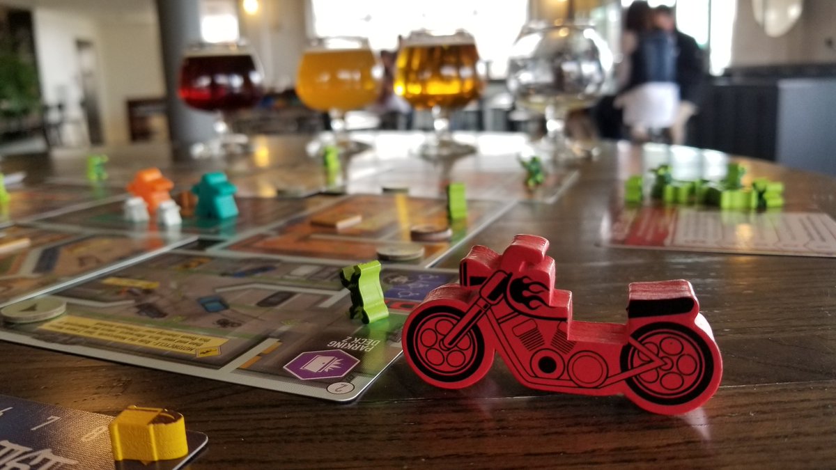 dwarftoken's tweet photo. #beerwasinvolved
@michaeldilisio would be proud of me. Playing a solo game of Tiny Epic Zombies from @Gamelyn_Games while sipping some beer @Boulevard_Beer in Kansas City. https://t.co/dEfgjrEDpO