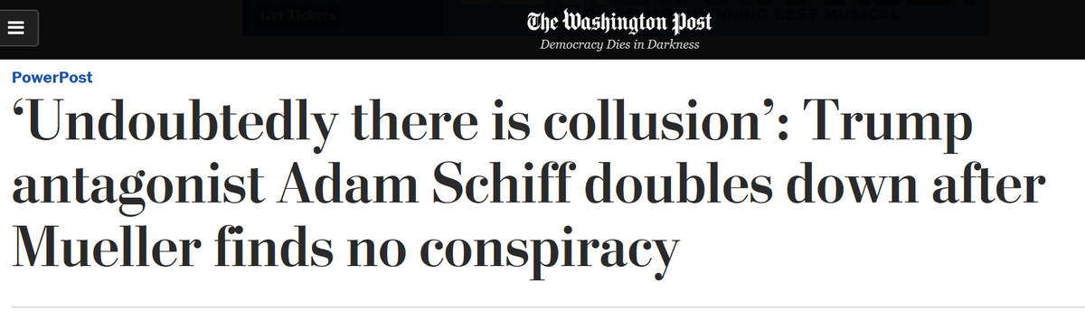 TrumpWarRoom's tweet photo. Another #CollusionTruther, the discredited king of conspiracy himself ----> Sleazy Adam Schiff! https://t.co/D77CFPUVZE