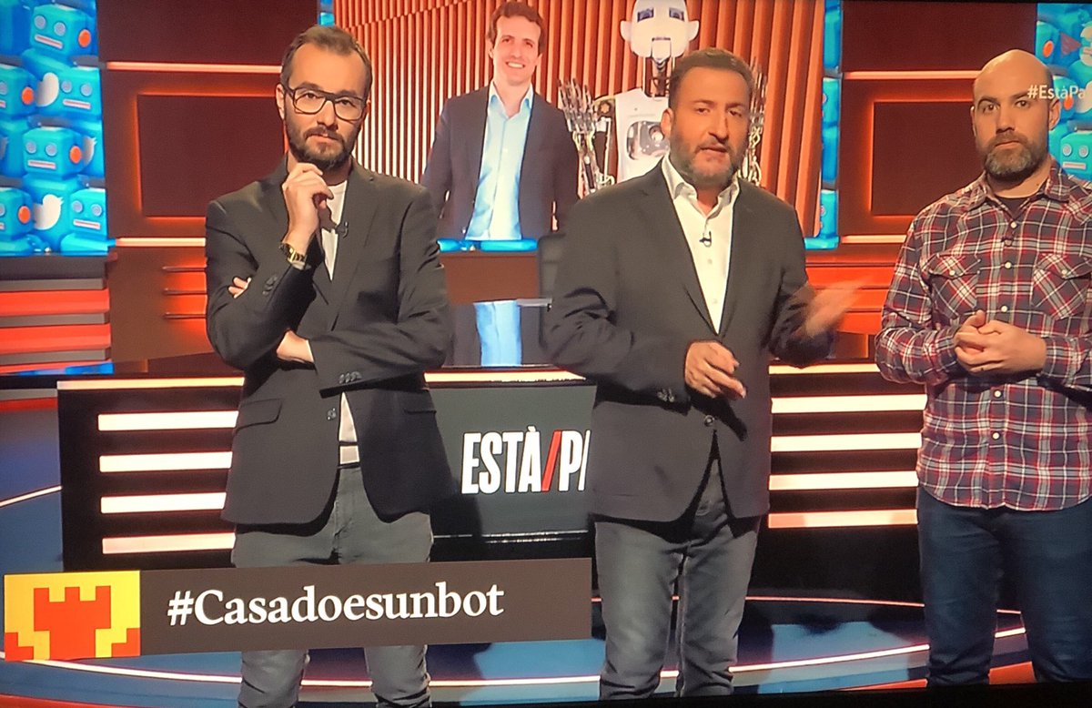 #CasadoEsUnBot  i #AlbertoCarlos també 🎗

Fem-ho Viral

Fet <a href="/estapassanttv3/">Està passant</a> ✌🏼