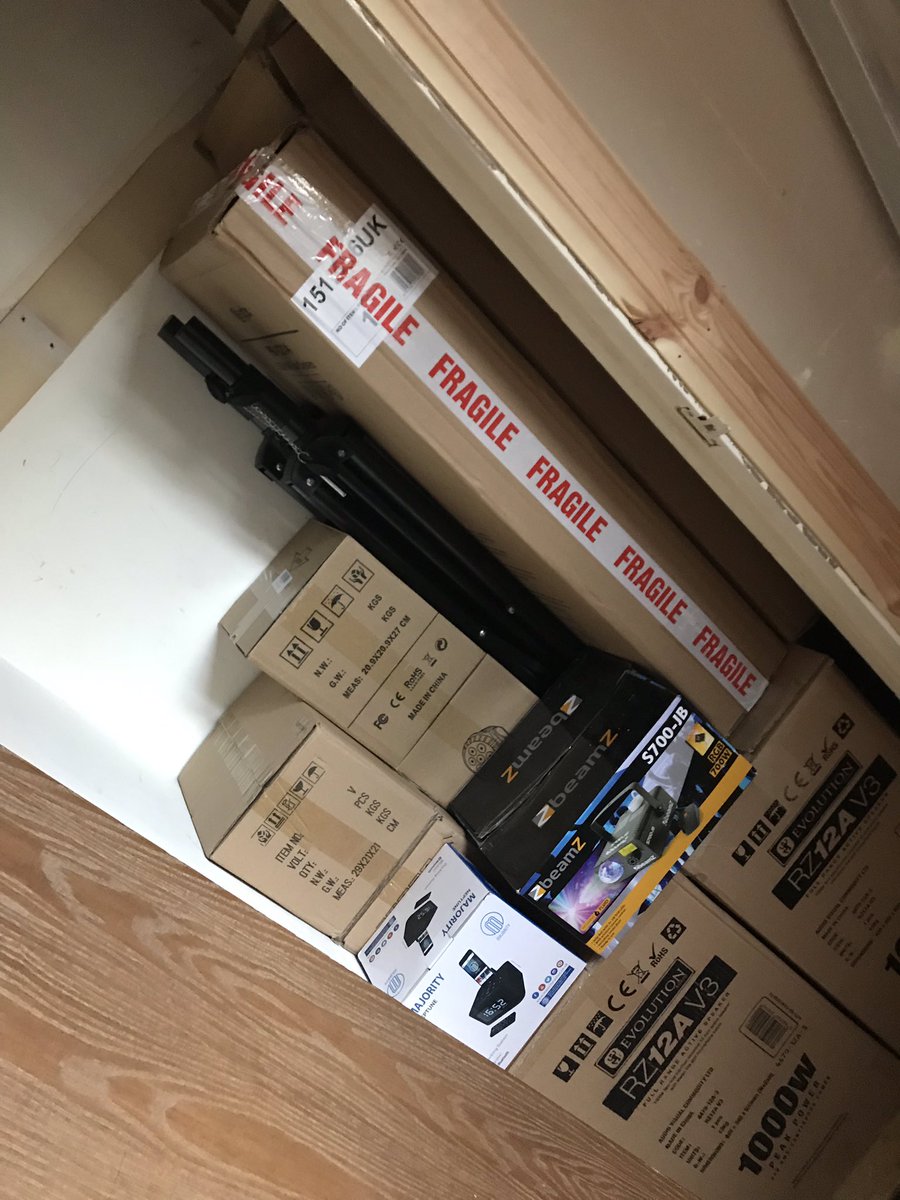 danny230203's tweet photo. It’s all here!! can’t wait to start using  all of my DJ equipment !!! @DeansCHS_ExArts https://t.co/UtDefV8JVy