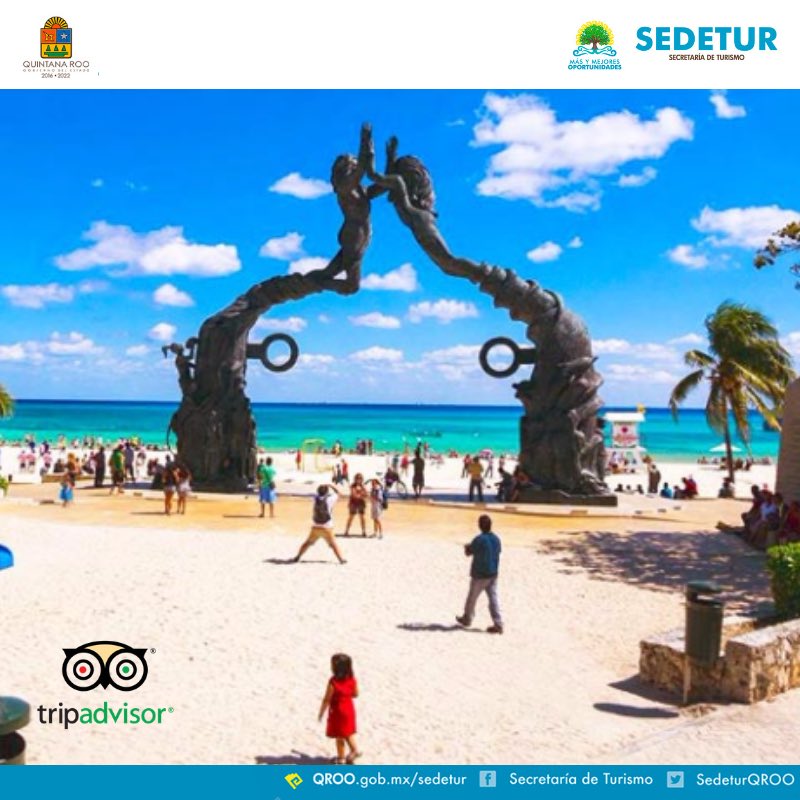 ☑️ #PlayadeCarmen ha sido elegida como uno de los 25 destinos más populares del mundo en los Travellers Choice 2019 de <a href="/TripAdvisor/">Tripadvisor</a>, de igual forma se coloca como primer lugar de los 10 sitios más famosos de #México.  #DeAquíSoy