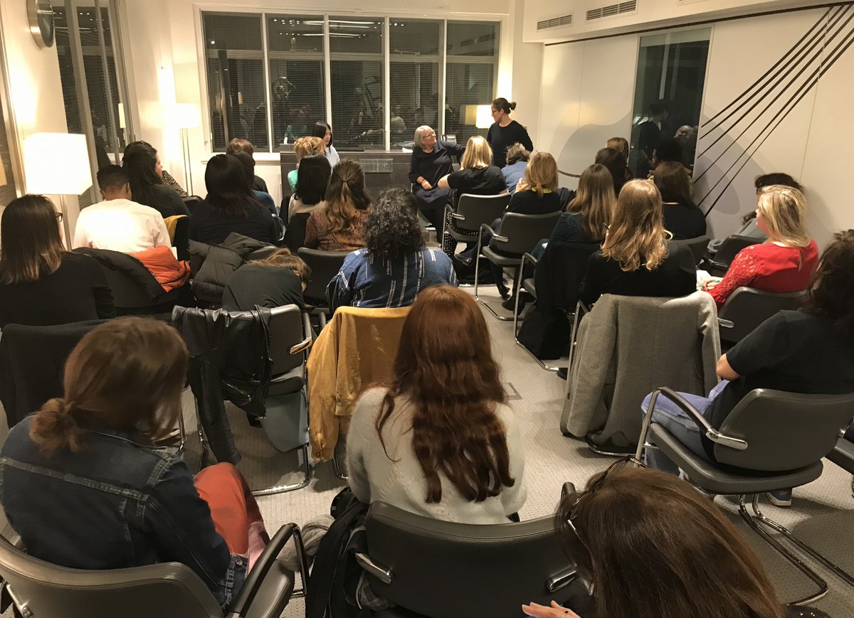 LeeAndThompson's tweet photo. Great turnout as celebrated film producer Maggie Monteith has arrived for our spring #FemaleFilmLeaders Q&amp;A evening. Lights... Camera... Answers! #FFL16 #MaggieMonteith #womeninfilm #inclusion @FFilmLeaders https://t.co/hxcNXfsSe8