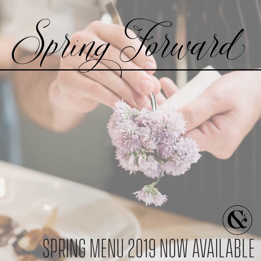 TheCorkandCraft's tweet photo. Our Spring Menu is now available. Executive Chef Scott Cannon has created some new, fresh, and beautiful dishes that have been added on to the dinner menu for this season. Spring Forward with us🌷 https://t.co/HYNfitS4TI
