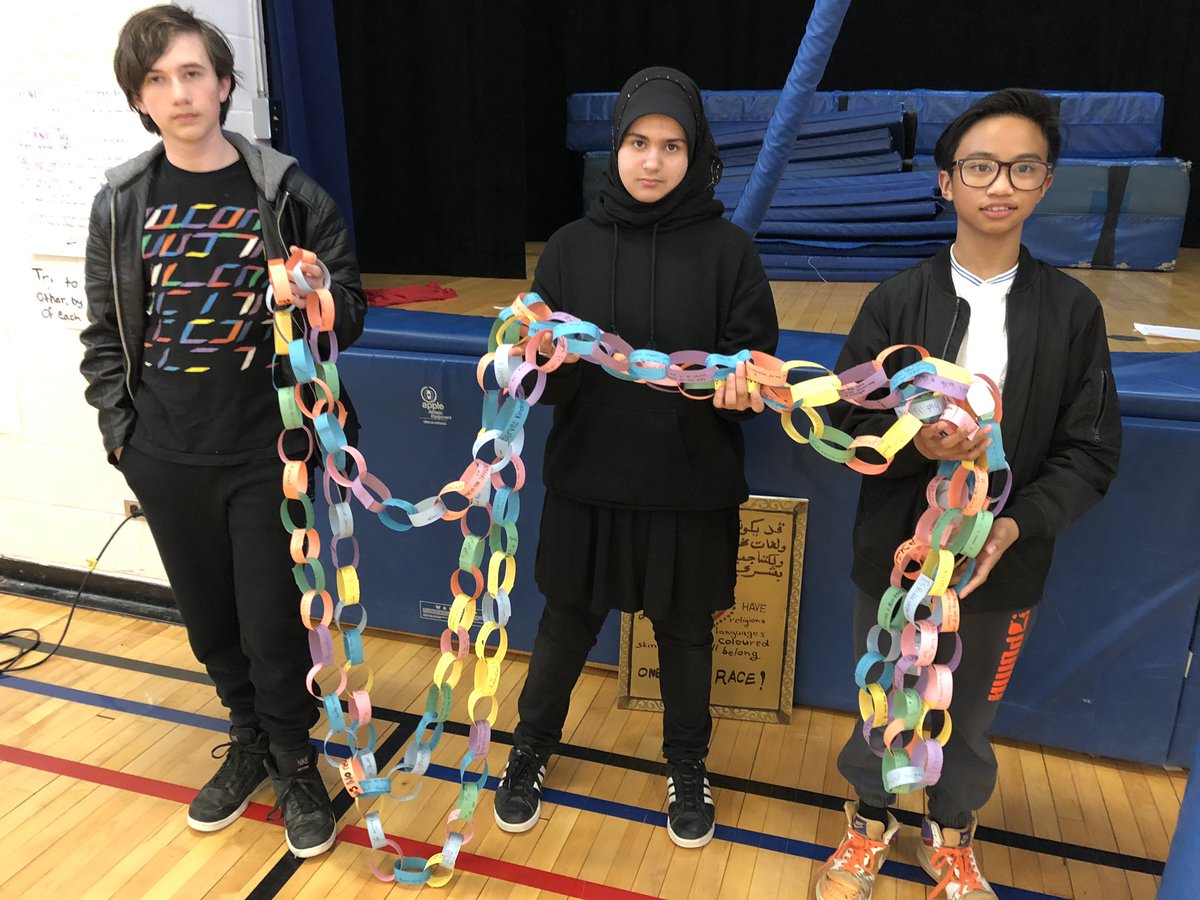 FDPS_Principal's tweet photo. Featherston Drive PS assemblies promoting peace, love and tolerance today. MLO, School Council Co-Chair, Social Worker, religious community leaders and Trustee Ellis in attendance - such a powerful experience for both staff and students. @OCDSB @FeatherstonPS https://t.co/e6XEmmL6Bi