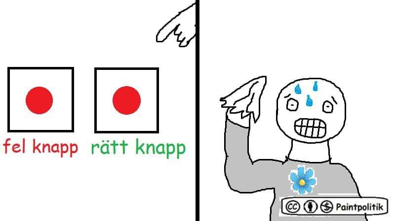 Paintpolitik's tweet photo. Nu förbjuds memerna (Tack SD)

Tur för oss att vi bara gör Original Content™ https://t.co/h5gBcPT2vw