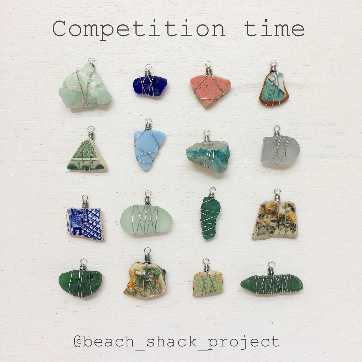 Ahoy <a href="/HandmadeHour/">HandmadeHour</a> I’m having a giveaway on Instagram to win one of these necklaces... #handmadehour #seaglass #brighton you can find me under @beach_shack_project