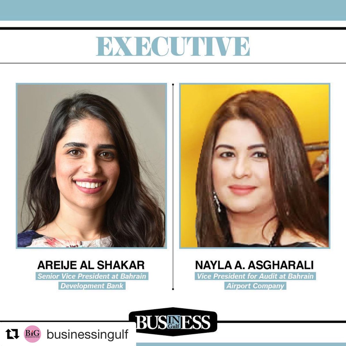 What a honor to be named one of Bahrain’s Most Influential Women 2019. Thank you <a href="/BusinessInGulf/">BiG talk - Sameer Uchi</a> 
#bahrain #teambahrain #entrepreneurship #technology #vc #investment