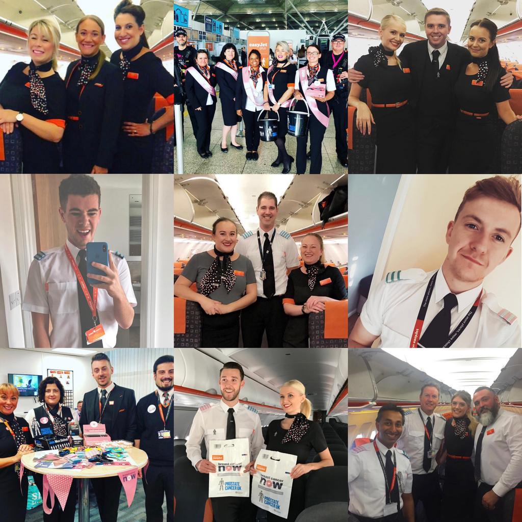 ProstateUK's tweet photo. Last year we soared to great heightsโ๏ธ with our friends @easyJet & @breastcancernow to bring you #lifesavingjourneys
Thanks to the incredible @easyJet #CharityChampions & passengers we raised ยฃ438,000. All the money raised will go towards vital prostate & breast cancer research! https://t.co/uml7Olc6dr
