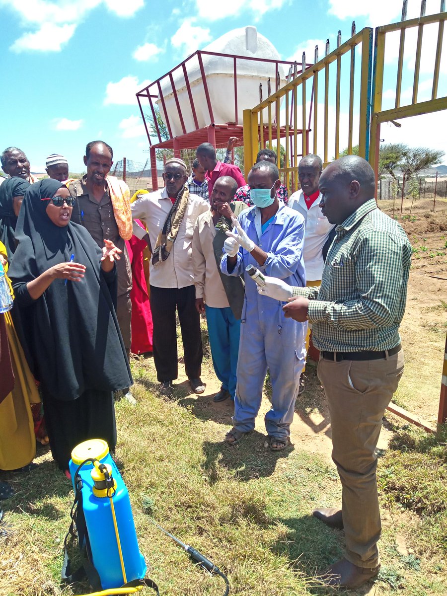 okkoech's tweet photo. Training on GAP, IPM, IWM, Safe use of pesticides and insecticides to enhance food production and improve on food safety in Somaliland...informed farming to provide quality and safe food...@WVSomalia @uonbi @istvs  @tembeken @AyiekoKevin https://t.co/l0BWXG0m8I