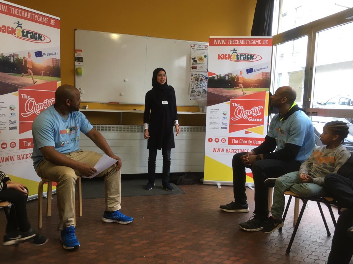 CharityTCG's tweet photo. First workshop with Back2track kids! #BeActive #Erasmus+ https://t.co/oUHgwVQkyA
