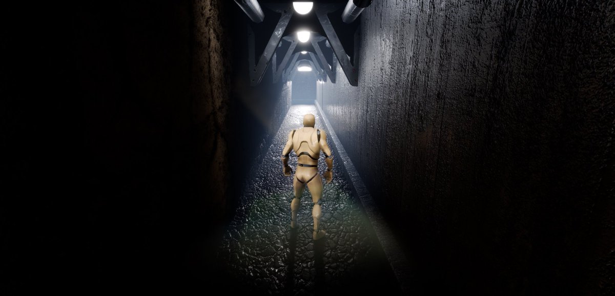 AlmaniacStudios's tweet photo. A bit sinister, but it's a start
#kickstarter #UnrealEngine #gamedev #gamedevelopment #indiedev #videogame #IndieGameDev  #indiegame #work #Unreal #ingame #preview #sinister #hallway #lighting #Kickstarter #forlife #color #nofilter #character #SubstanceDesigner #art #progress https://t.co/UUVmz4cif5
