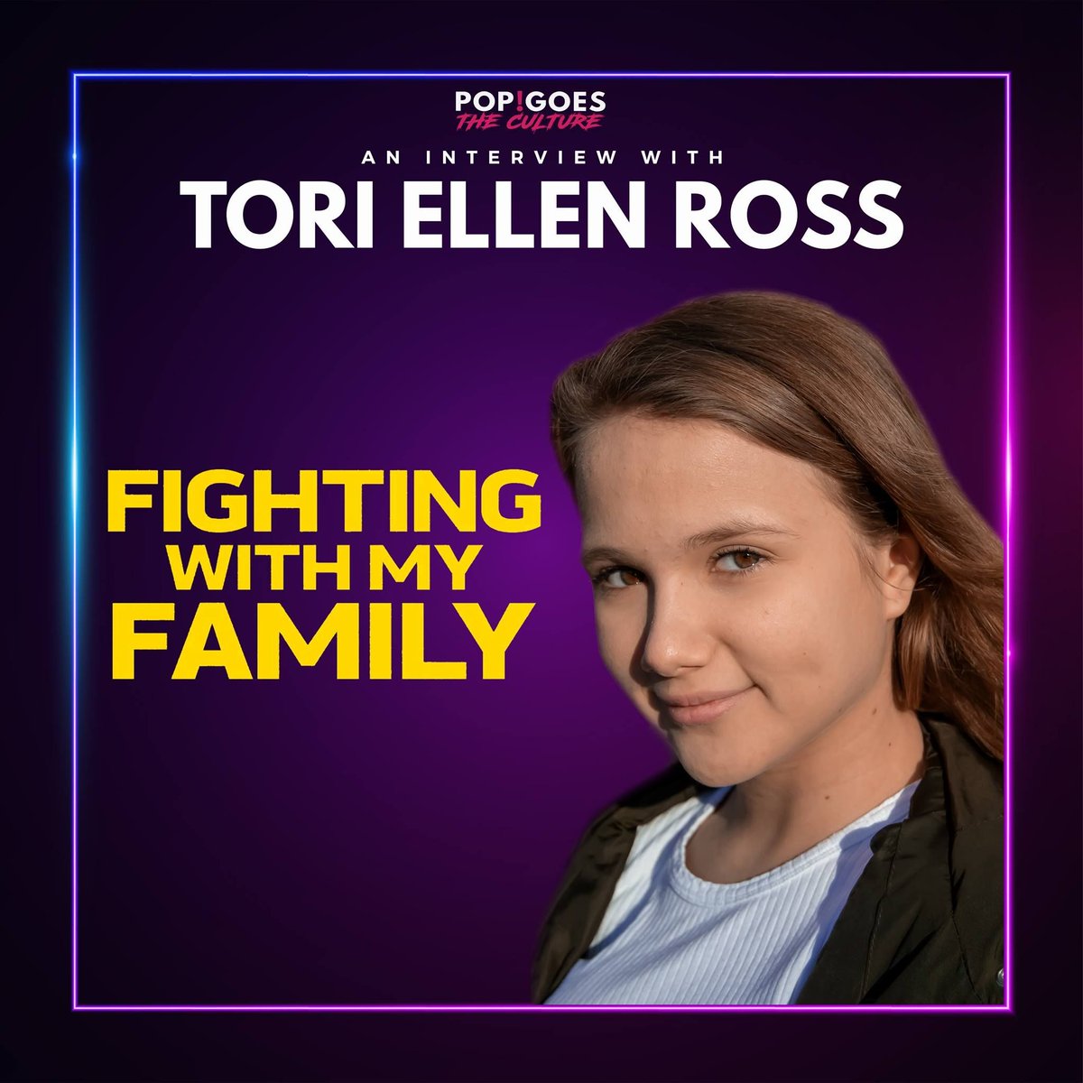 cgi_con's tweet photo. You've seen #FightingWithMyFamily - but how about MEETING the family? Isle of Wight local, Tori Ellen Ross, plays the young WWE dreamer, shared the screen with #GameofThrones and #HotFuzz royalty - oh, #TheRock was in the flick too... She'll be talking on stage about it al. https://t.co/lCM6Vkk1CR