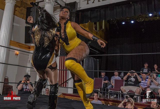 briank_photo's tweet photo. Can't think about #WomanCrushWednesday without thinking about @xBattleclubpro #icons3 next week! Tickets going fast!
Some highlights from #maliceatthepalace to wet the appetite?
Yes that's @realsuyung pushing the ref in a wheel chair!
#wrestling #teamcanon #pwinsider https://t.co/kwHiQ19BuN