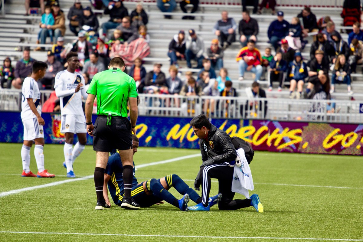 RealMonarchs's tweet photo. In celebration of National Athletic Training Month, we want to thank Kyle Simkovich for being our first line of defense for all injuries and illnesses. #ATsAreHealthCare #natm2019 #strongertogether https://t.co/3SDUkP3XJs