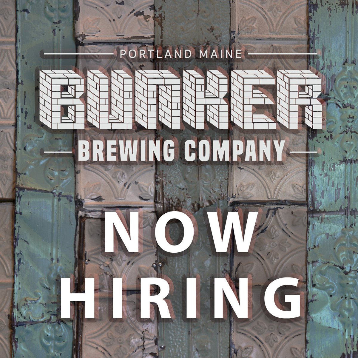 bunkerbrewingco's tweet photo. Are you super rad, hard working, and spark joy? 🖐
Now hiring: Full time Brewer and Tasting Room Manager
Send resumes/applicable info about your radness to dan@bunkerbrewingco.com
.
#brewbeer #servebeer #drinkbeer #eventmanagment #beerwork #doyoulikeusingZinsteadofS #portlandme https://t.co/2W3bYTOc7F