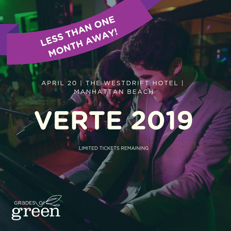 GradesofGreen's tweet photo. VERTE 2019 is officially less than one month away. Don't miss our Tenth Birthday Earth Day Celebration!
Limited tickets remaining: https://t.co/zt63zBSwo1
#VERTE2019 #ToasttoTen @WestdriftHotel @NosotrosTequila @joesband https://t.co/oEyDDsVtDH