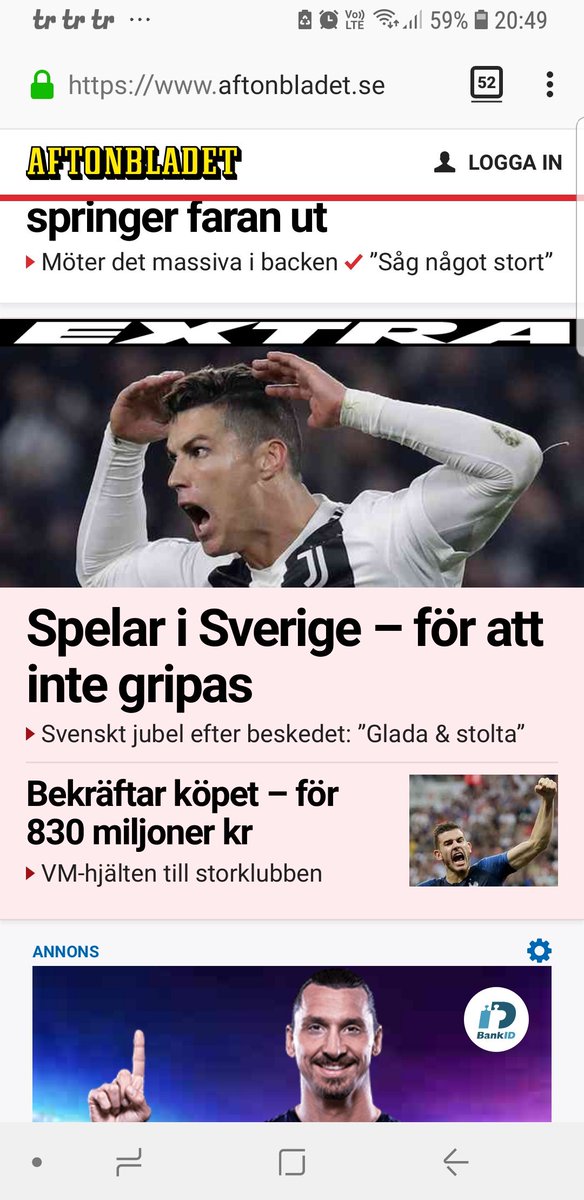 AnnaFlodellLind's tweet photo. Sverige jublar tydligen över att Juventus och Madrid ska spela på Friends. Orsaken? För att Ronaldo ska slippa ta konsekvenserna av våldtäktsanklagelse i USA. Är det nåt att jubla över? Att vara glad och stolt över? Så glad att jag är totalt ointresserad av fotboll. https://t.co/Q7Xywp6EaT