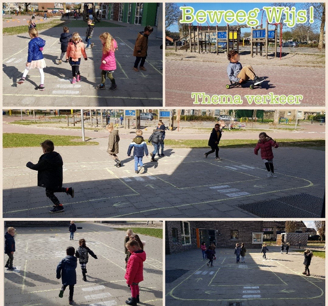 Wat een #plezier vandaag bij de kleuters @BeweegWijs in het nieuwe thema: verkeer op <a href="/cbsdetriangel/">CBS 'de Triangel'</a> samen buiten bewegen <a href="/Sportimpulsnl/">Sportimpuls.nl</a> <a href="/gembrummen/">Gemeente Brummen</a> #bewegendleren op het schoolplein