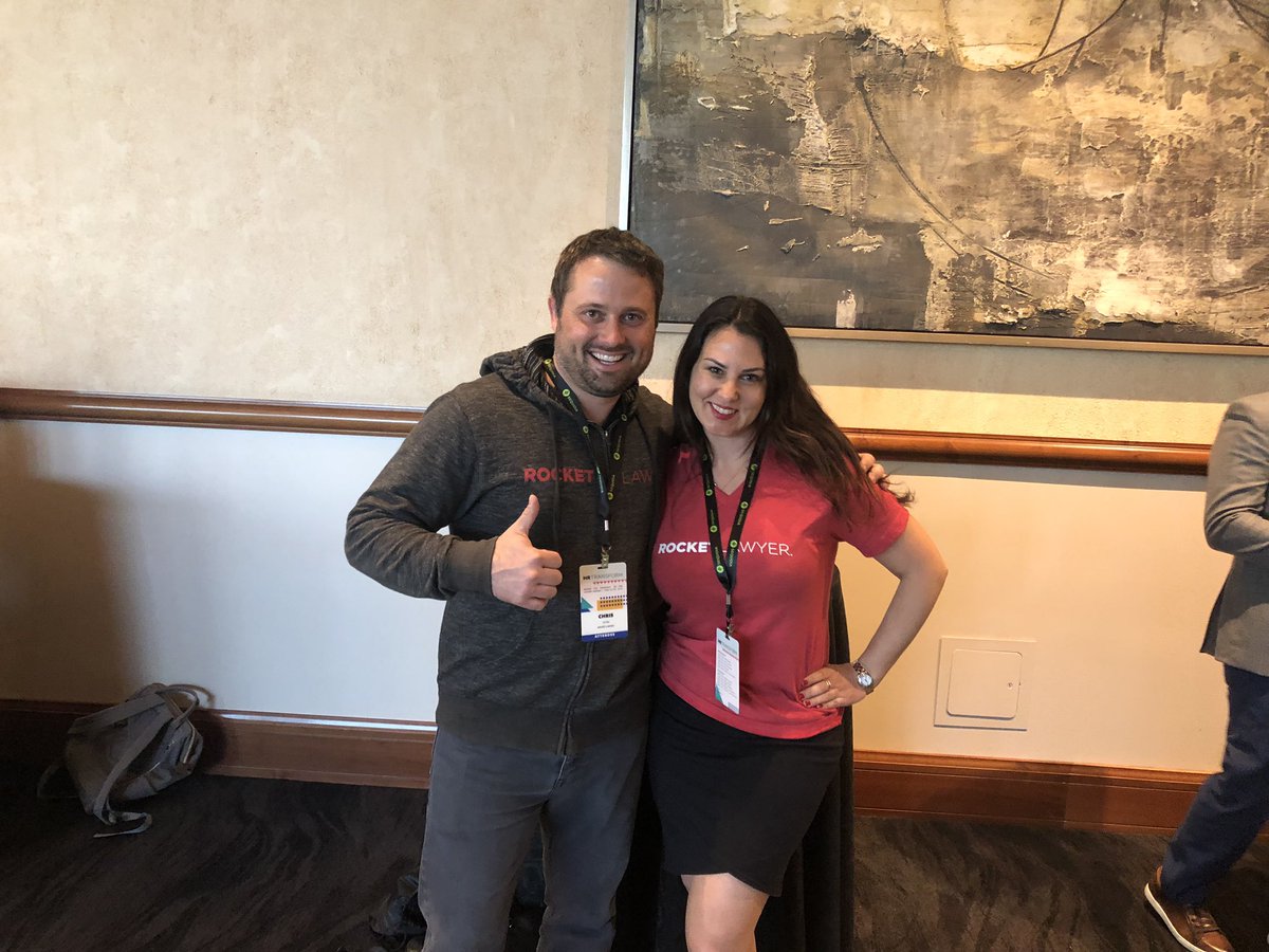 RocketLawyer's tweet photo. The Rocket Lawyer Legal Benefits Team is thrilled to be attending #HRT2019. We’re hanging out in Networking Area A - come stop by and say hello. #RLLB #HR #employeebenefits https://t.co/dkErI7EJor