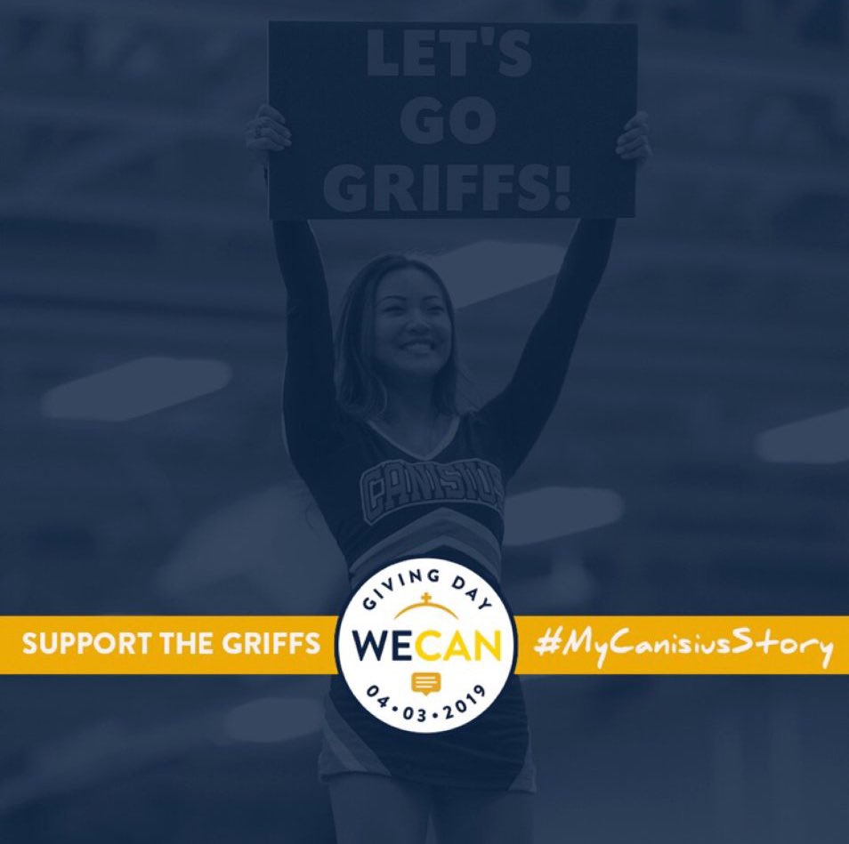 Griffs_Cheer's tweet image. canisiusgivingday.com/campaigns/chee…