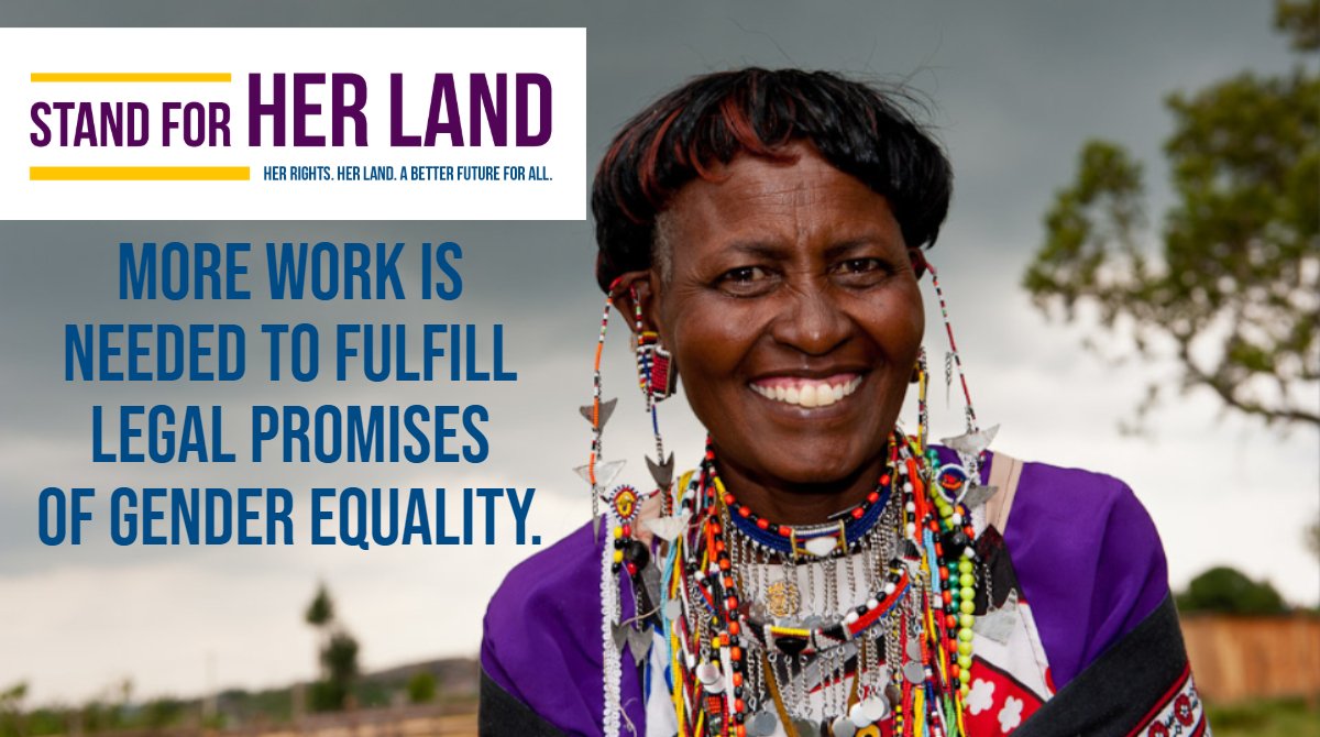 WorldBankGroup's tweet photo. The @Stand4HerLand Campaign aims to close the gap between policy and practice and help women everywhere – in cities, on farms, in rural and indigenous communities – attain equal land rights. https://t.co/EnOKmjSEfu #Stand4HerLand #WomensLand #landconf2019 https://t.co/wuW9AxVo8a
