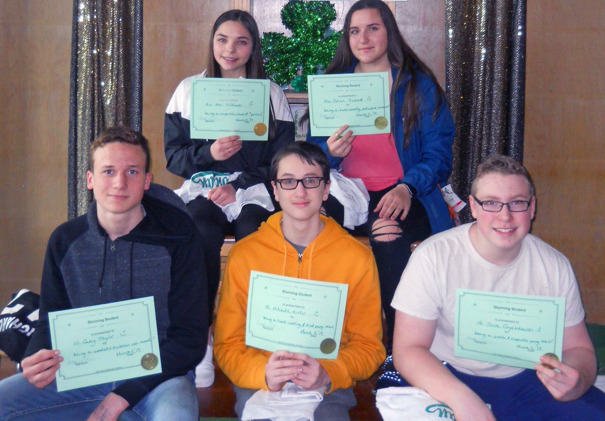 LakeShoreCSD's tweet photo. Congratulations to the #LakeShoreCSD Freshman Academy Stunning Students for the month of March! Great job to Jesse Grczkowski, Jill Guziec, Mitchel Kiefer, Casey Taylor, and Ava Williams #letsgoLakeShore https://t.co/YSLf2UtdYM