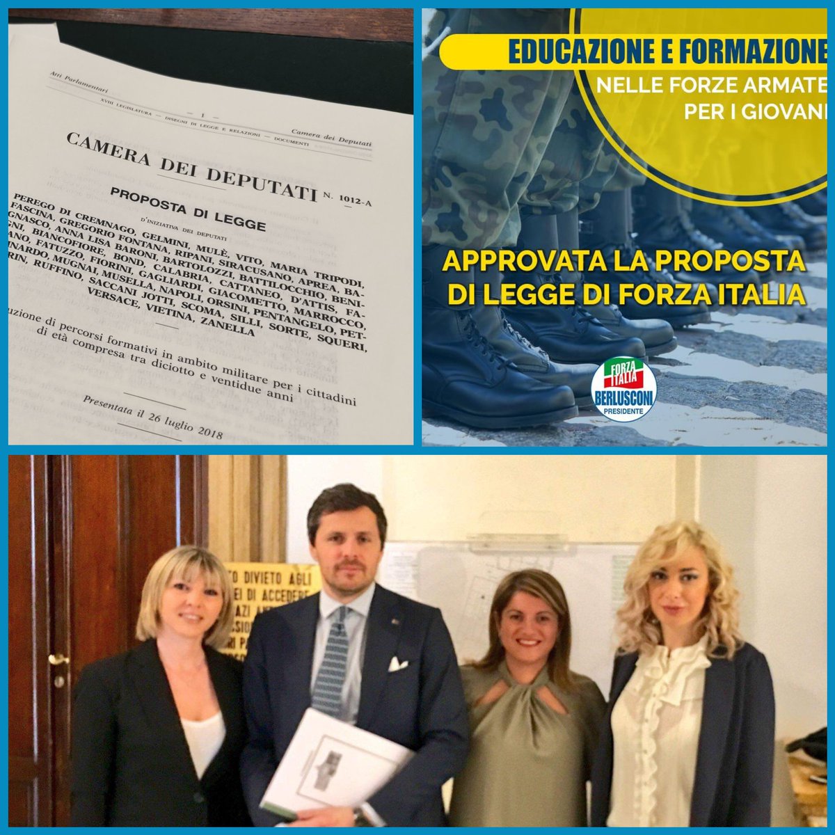 BettaRipani's tweet photo. #PdlPerego, percorsi formativi nelle Forze Armate su base volontaria per i cittadini tra i 18 e i 22 anni: con 453 sì la Camera APPROVA! Complimenti a @matteoperegodic, ai colleghi della commissione #Difesa e tutto il @GruppoFICamera! 🇮🇹 https://t.co/sM7q5P0arI