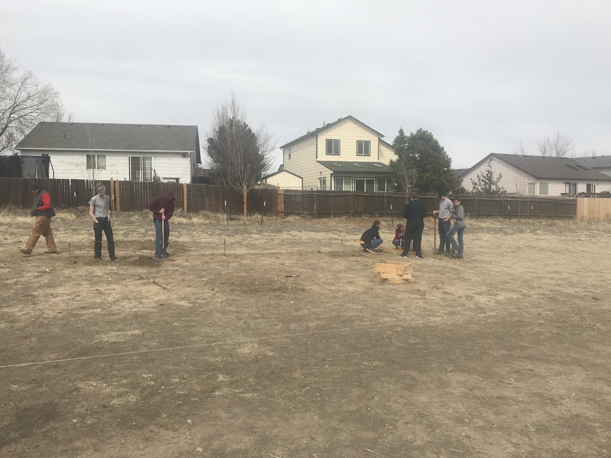 Check out Power Technical (PTEC) CIC students preparing their Home Build Project site by starting to assemble the piers, which is what the home's cribbing will sit on. <a href="/CSHBA/">CSHBA</a> <a href="/AGC_Colorado/">AGC Colorado</a> <a href="/HBIBuildCareers/">HBI</a>