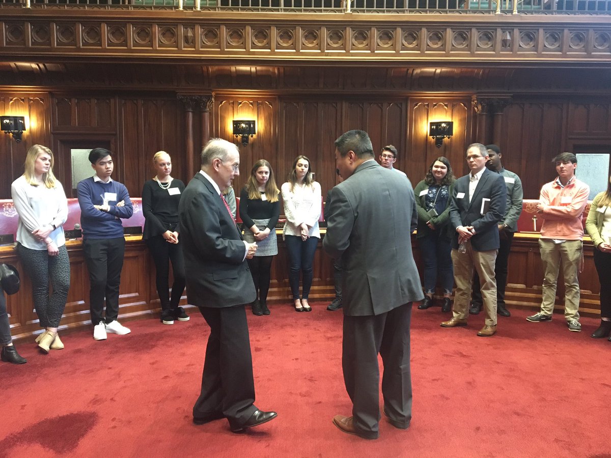 GayleAlberda's tweet photo. @FairfieldU #Stags at the #CTCapitol! @FairfieldCAS Political Psychology Honors Students seeing political decision making in action! https://t.co/cdopFJv6nt