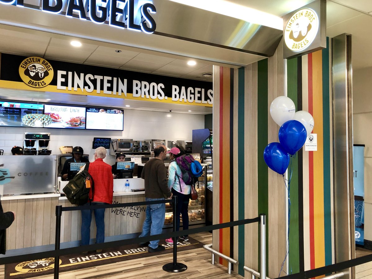 sarahs_foods's tweet photo. @DeColoresPilsen and @EinsteinBros are officially open in Terminal A at @fly2midway!  SSP America https://t.co/ljd99qAExN