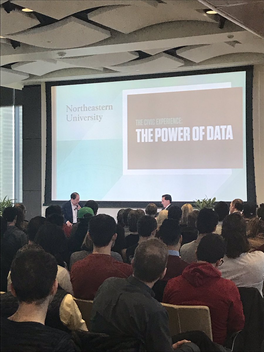 Rozhindo's tweet photo. .@Northeastern started Civic Experience series which is “profiling the emerging leaders shaping media, politics, and policy today”.
Today’s speaker is @NateSilver538! https://t.co/MUzxlNRdJZ